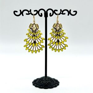 STELLA & DOT Chandelier Pierced Earrings Yellow